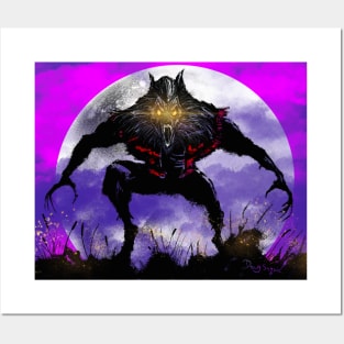 Werewolf Retro Posters and Art
